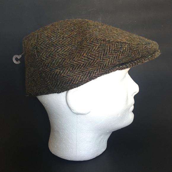 Glen Appin of Scotland Other - Glen Appin of Scotland 100% Wool Hat Harris Tweed Cabbie Golf Newsboy Cap SZ 2XL